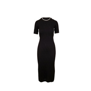 Fendi - Black Short Sleeve FF Knit Dress | Mitchell Stores