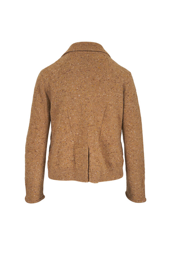 Lafayette 148 New York Tan Dongeal Cashmere Cardigan - view 2
