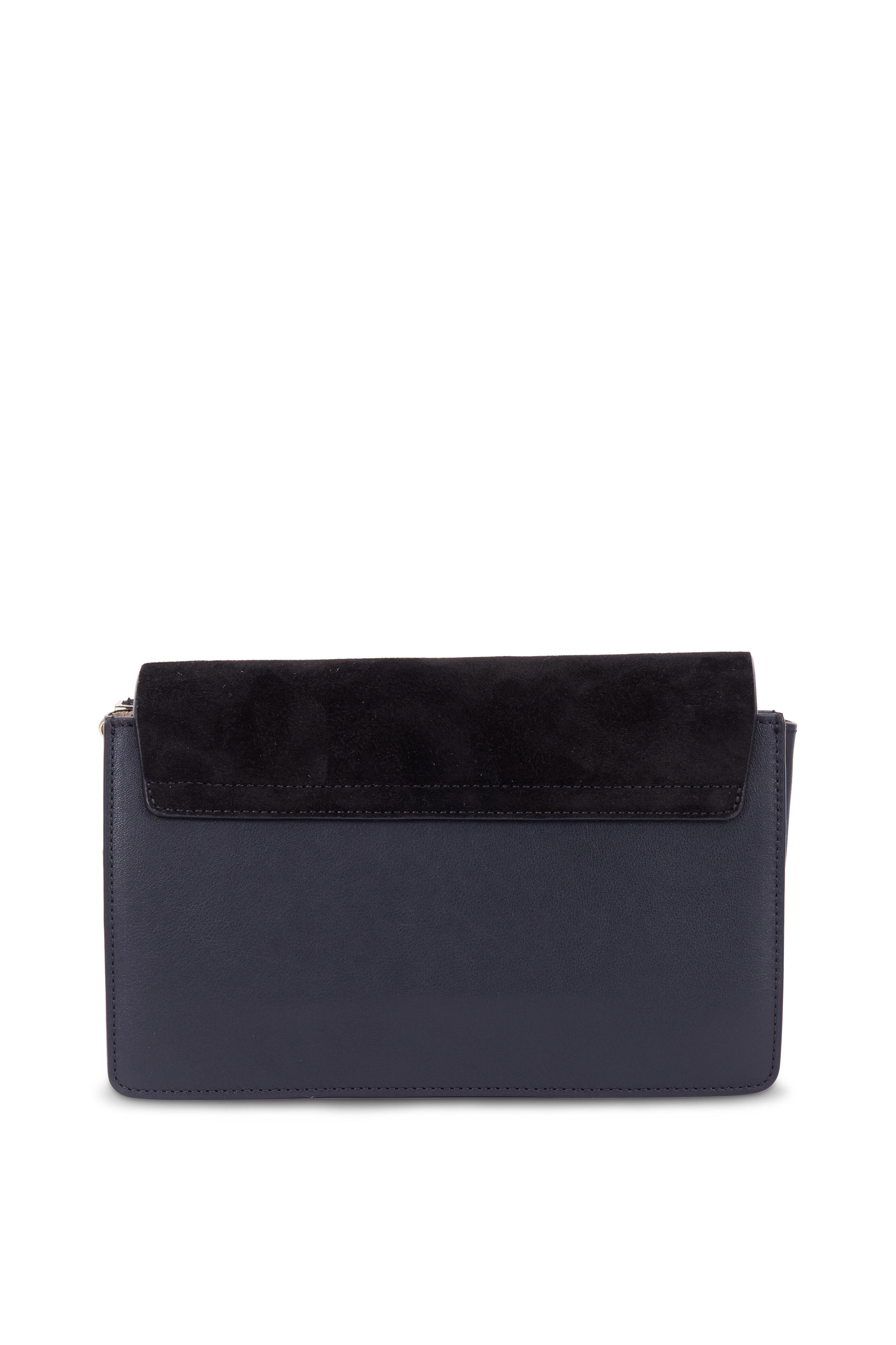 Chloé - Faye Black Leather & Suede Small Shoulder Bag