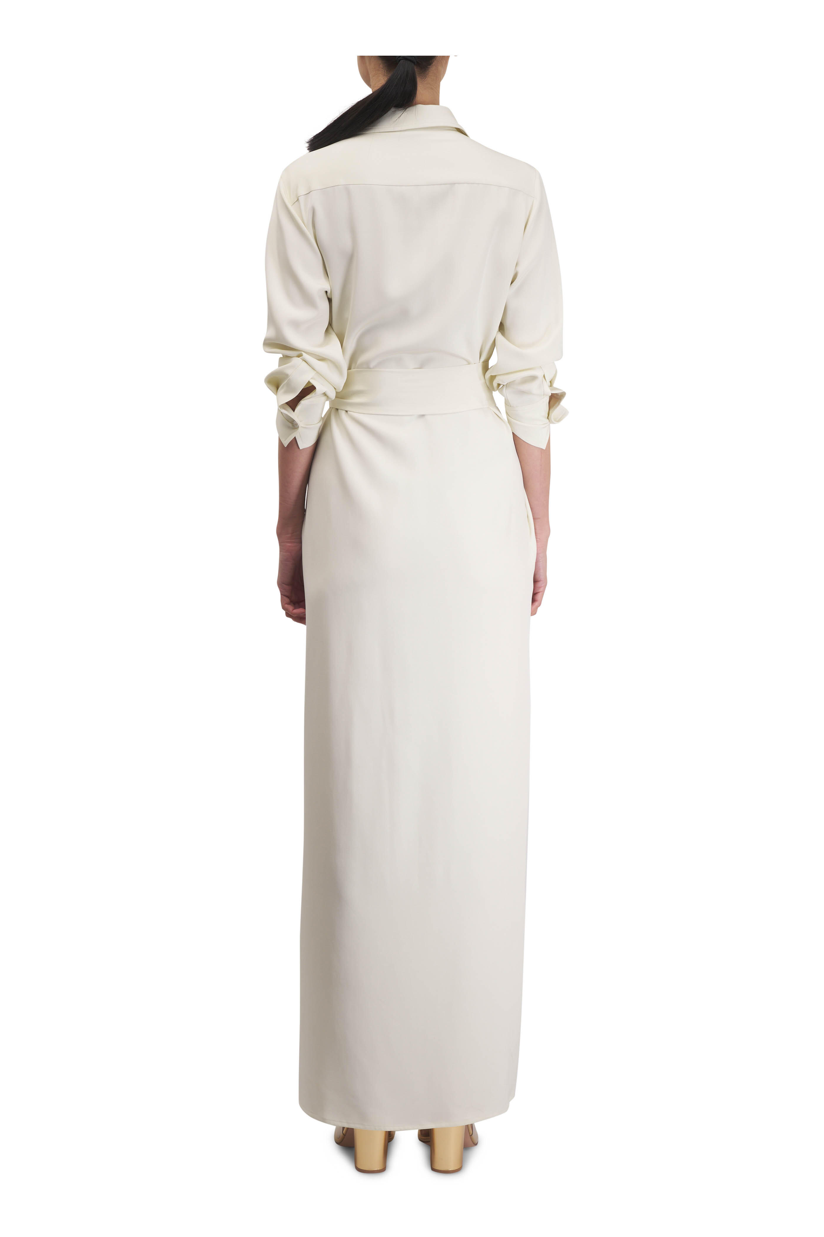 Kiton - Pale Yellow Long Sleeve Dress | Mitchell Stores