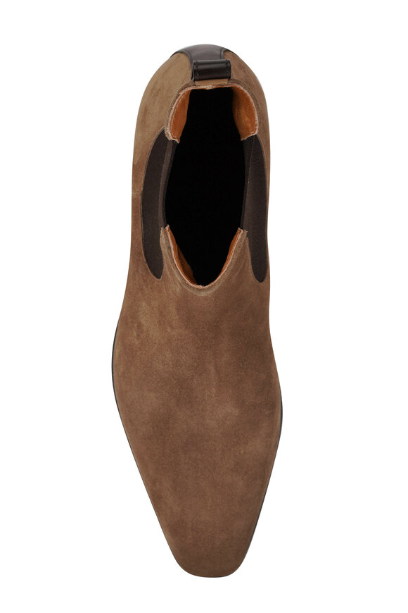 Berluti - Blake Visone Suede Chelsea Boot