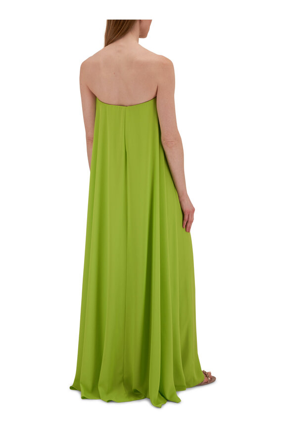 Carolina Herrera - Kiwi Strapless Column Gown 