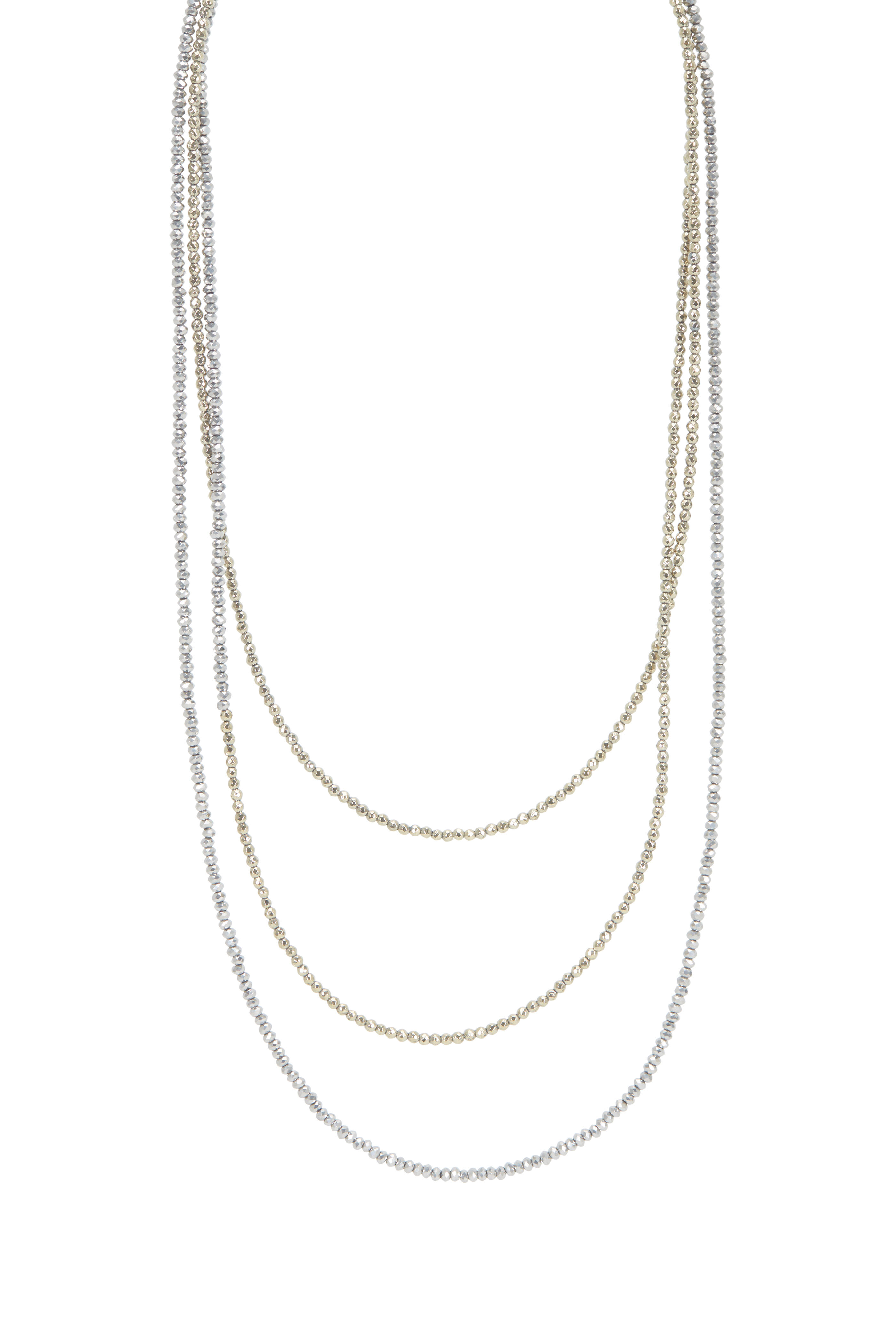 Brunello Cucinelli - Gold & Silver Hematite Wrap Convertible