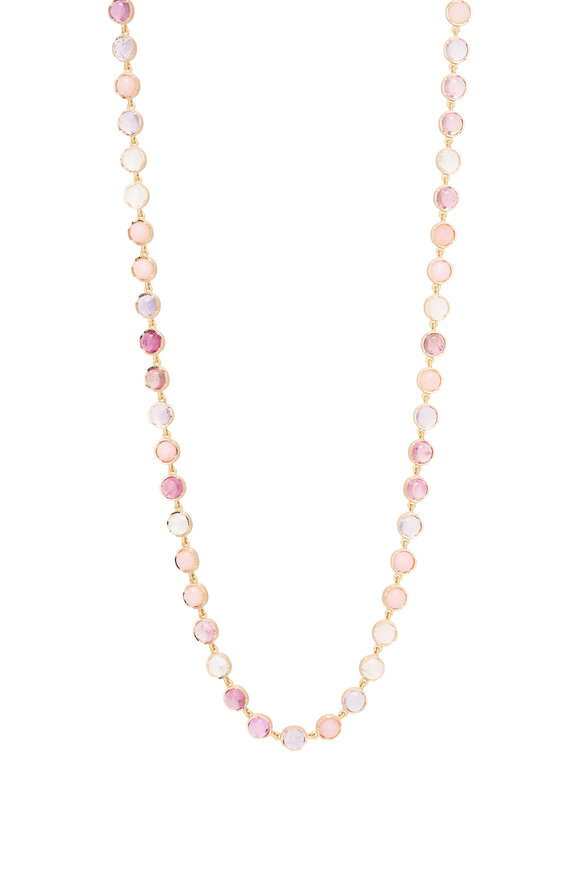 Irene Neuwirth Rose Tourmaline Opal & Moonstone Necklace - view 1