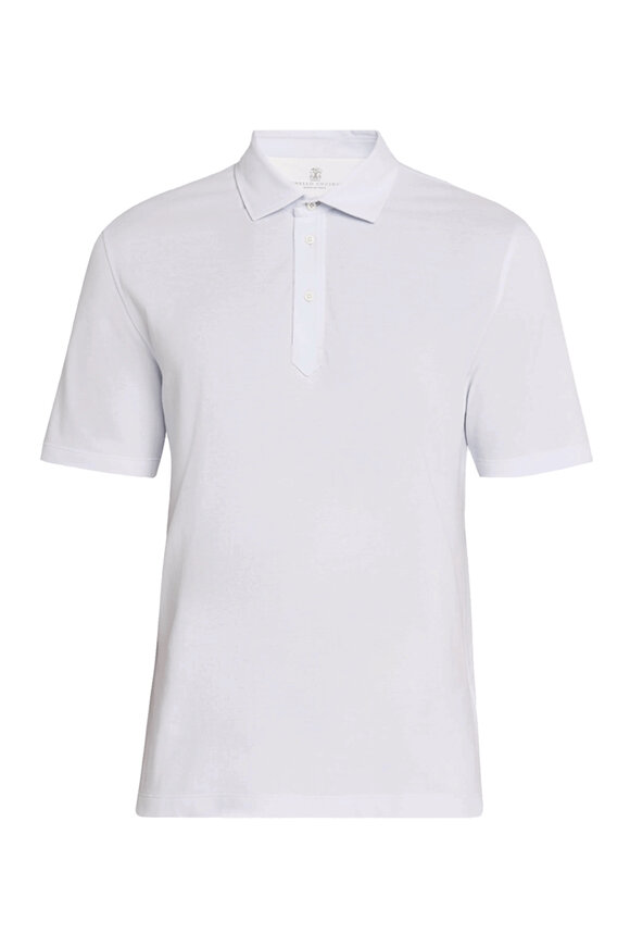 Brunello Cucinelli - Navy Jersey Regular Fit Polo