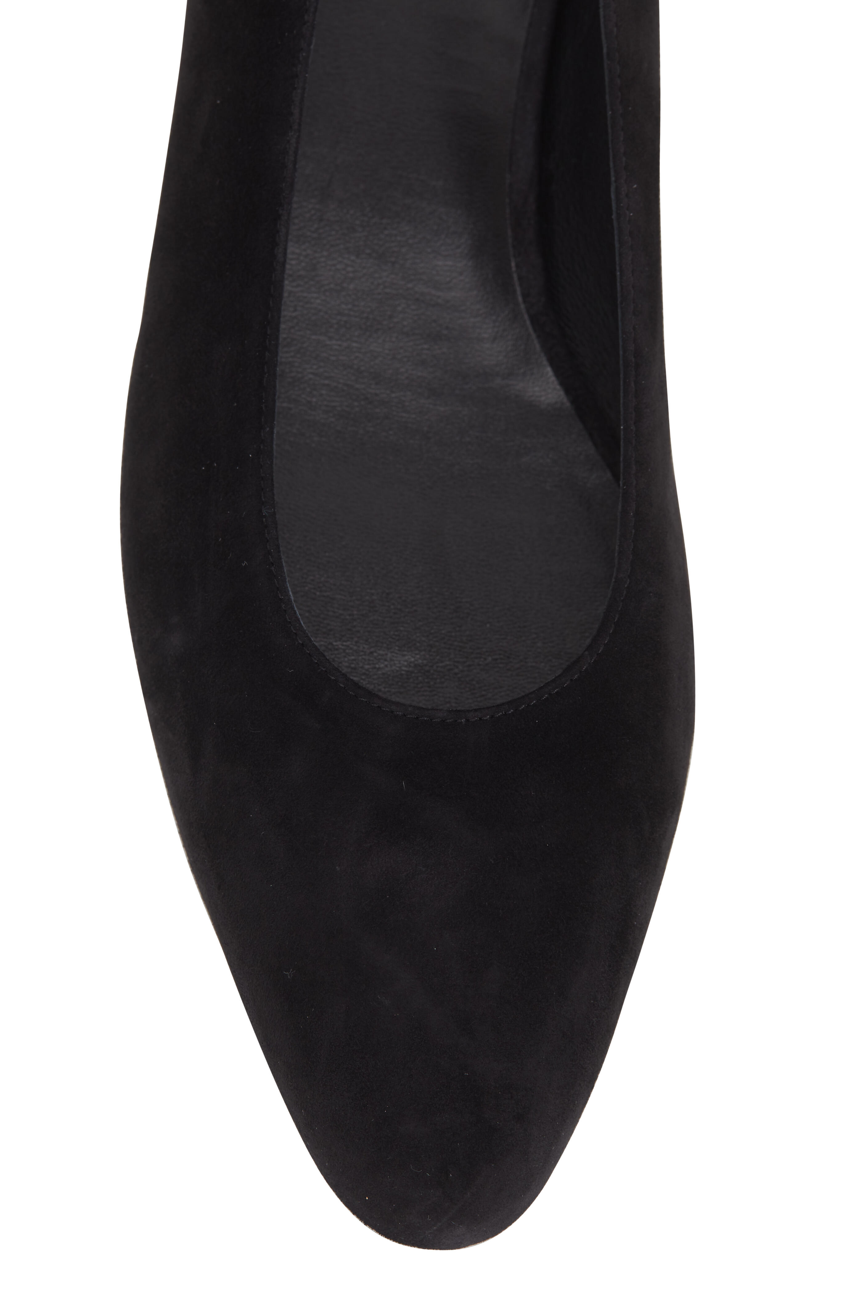 The Row - Lady D Black Suede Ballerina Flat | Mitchell Stores