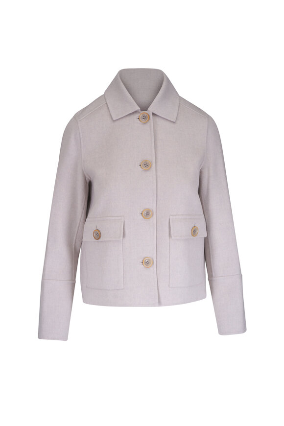 Kinross Birch Pleat Back Short Coat