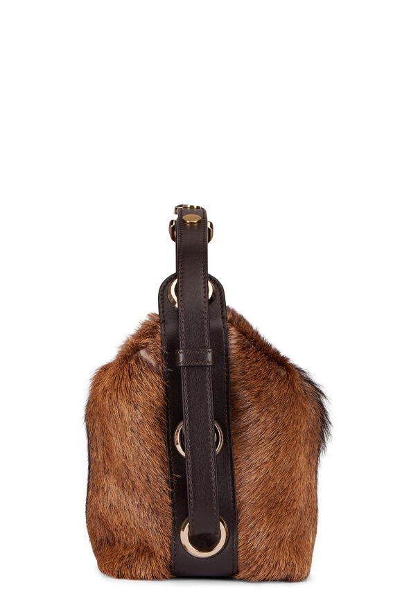 Christian Louboutin Flo Natural Pouch Top Handle Bag - view 3