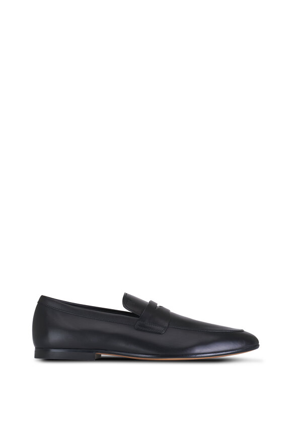 Tod's - Black Leather Penny Loafer