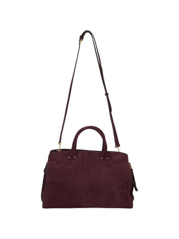 Métier Private Eye Burgundy Suede Handbag - view 7