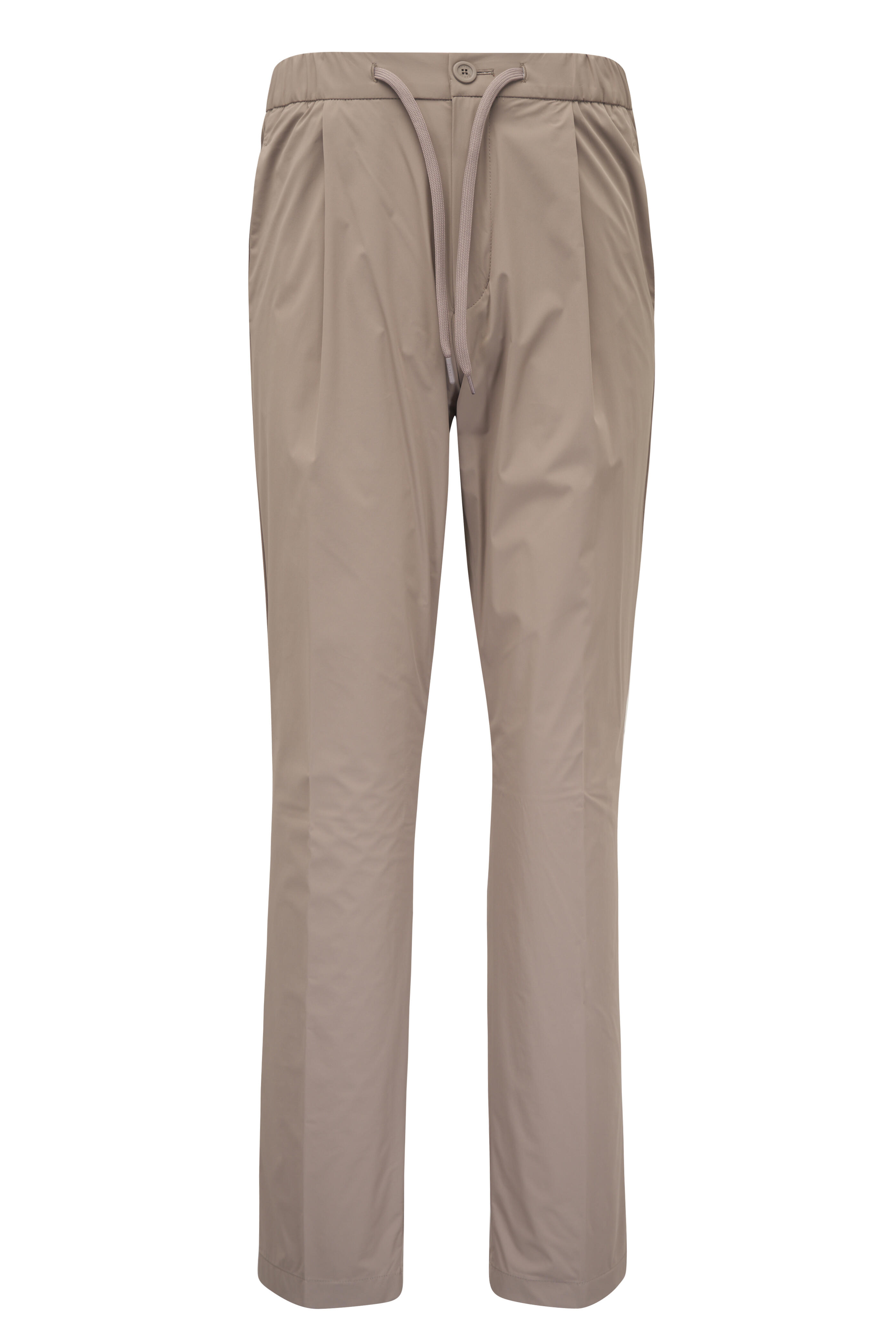 Herno - Taupe Nylon Stretch Pants