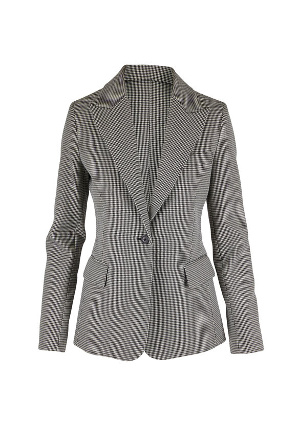 Nili Lotan - Marshal Houndstooth Wool Blazer