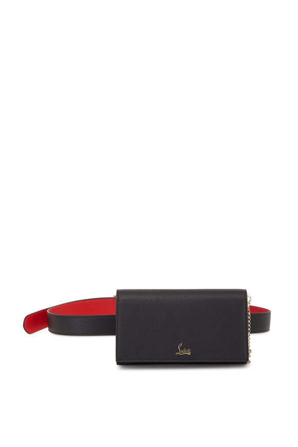 Christian Louboutin - Black & Gold Boudoir Convertible Chain & Belt Bag