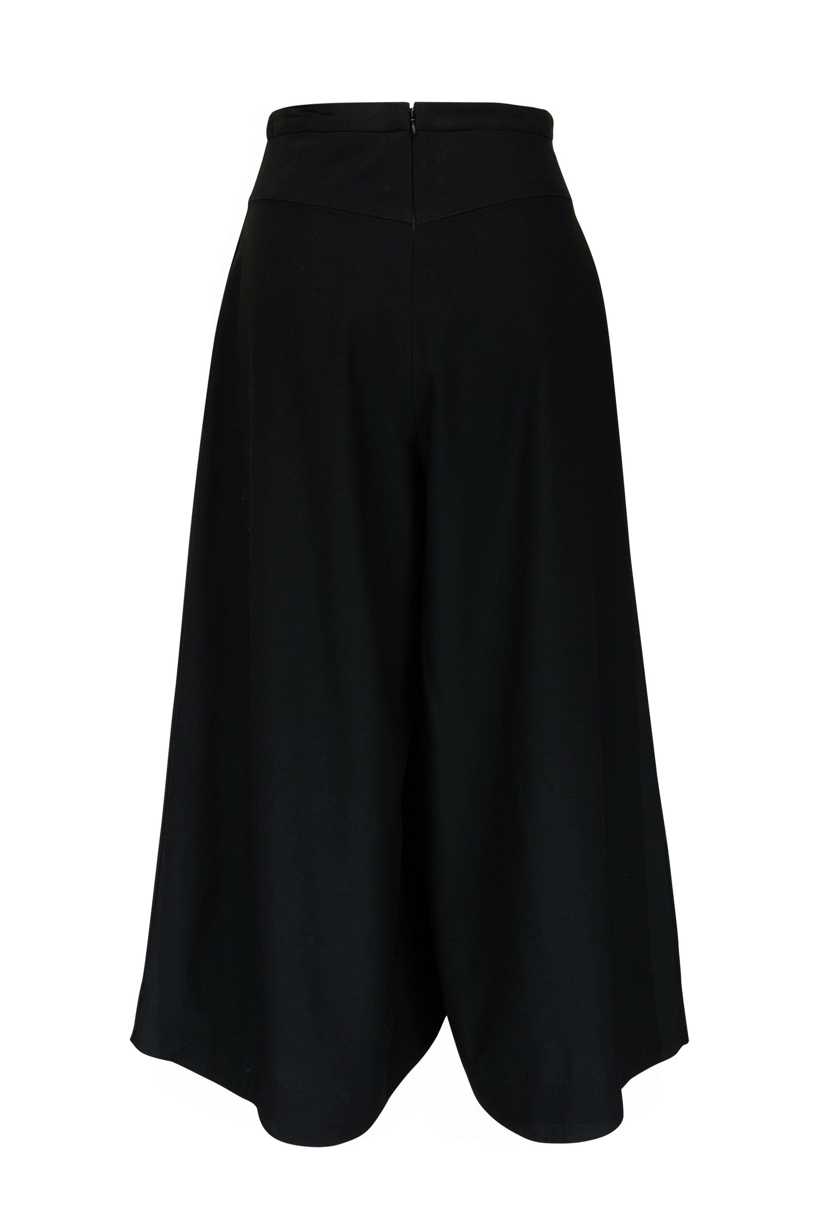 Vince - Black Pintuck Wide Leg Pant | Mitchell Stores