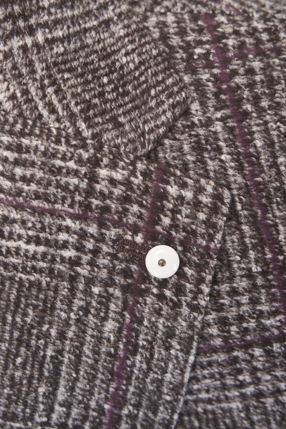 L.B.M. 1911 Brown & White Plaid Sportcoat - view 5