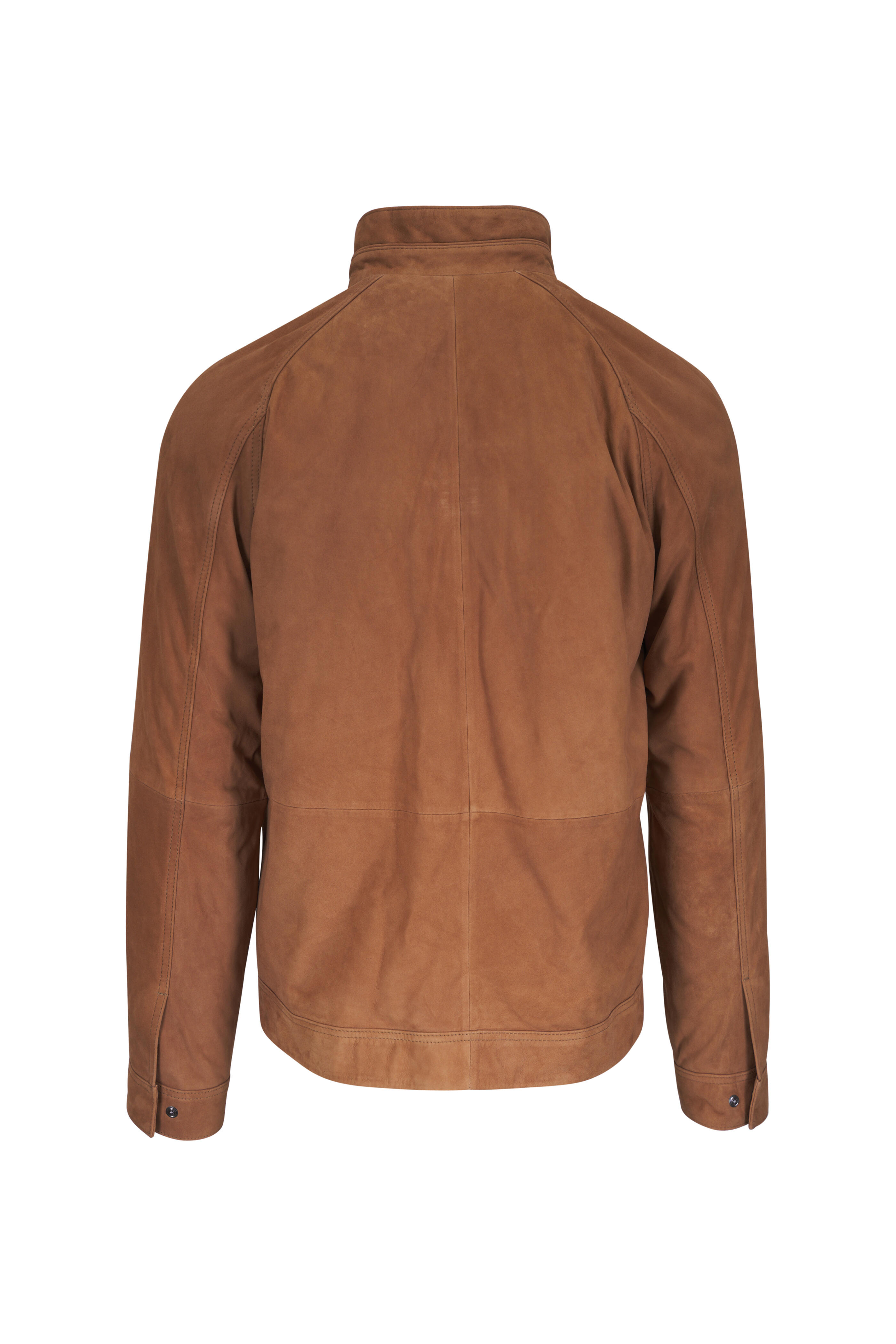 Peter Millar - Soho Saddle Stretch Suede Bomber Jacket