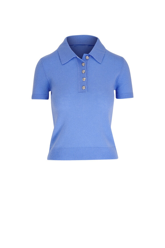 Veronica Beard - Brandt Hydrangea Cashmere Polo