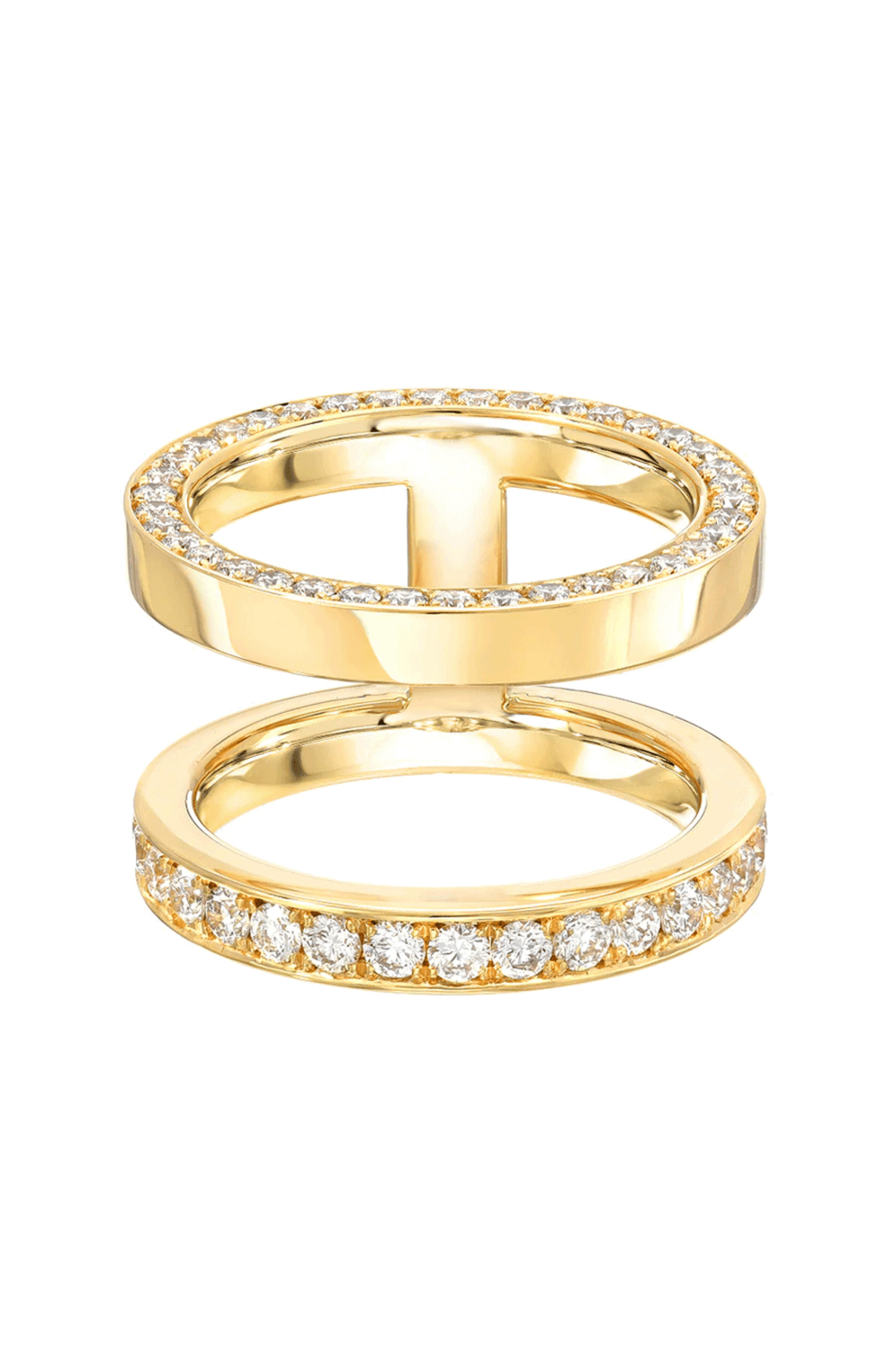 Dru - Diamond Doublet Ring