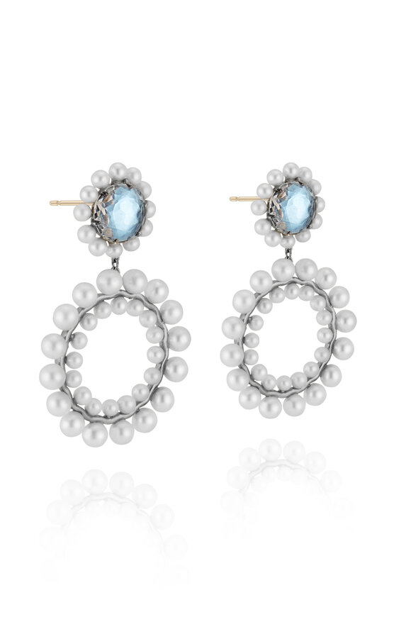 Larkspur & Hawk - Olivia Double Boule Drop Earrings