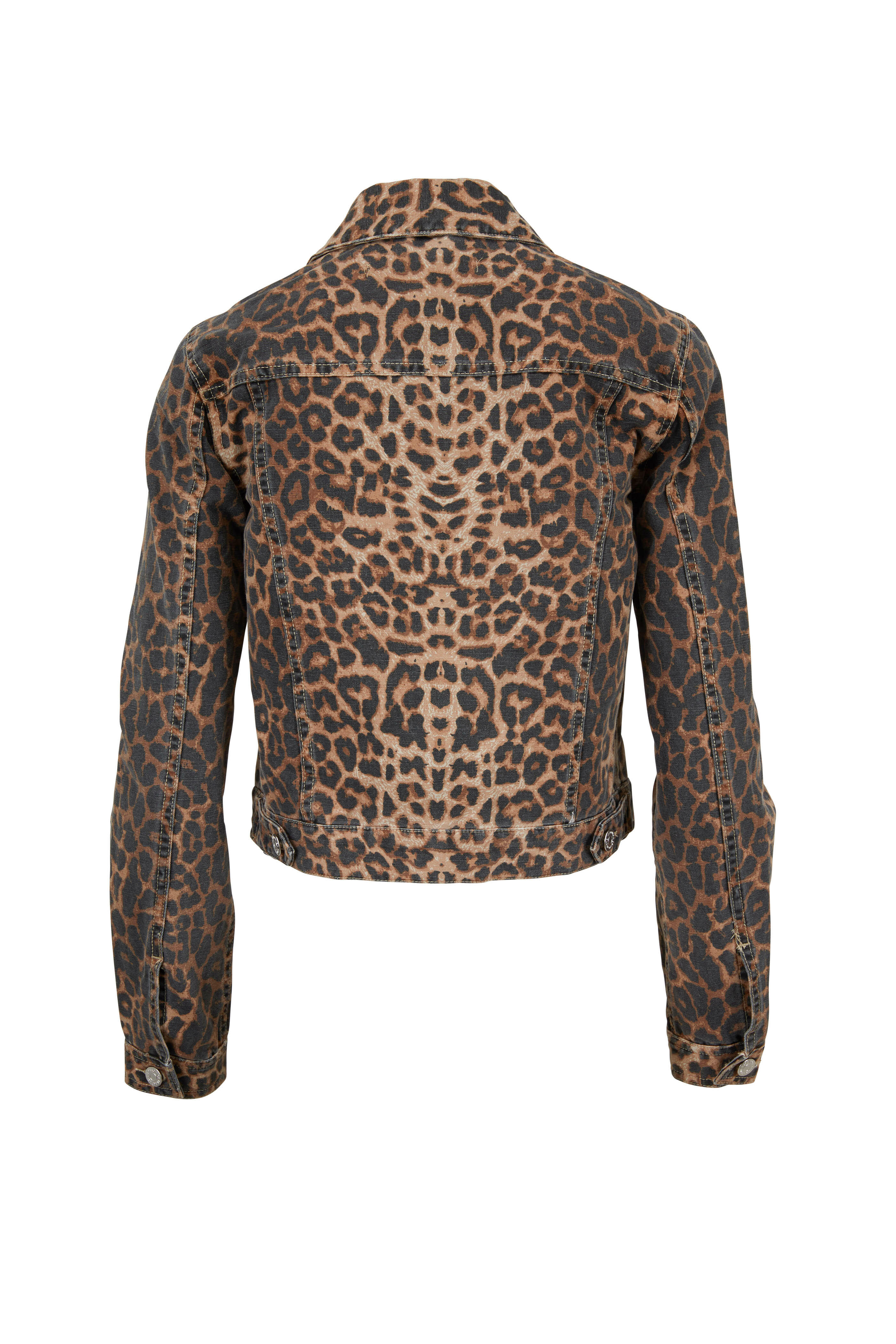 Veronica Beard - Cara Leopard Printed Jean Jacket