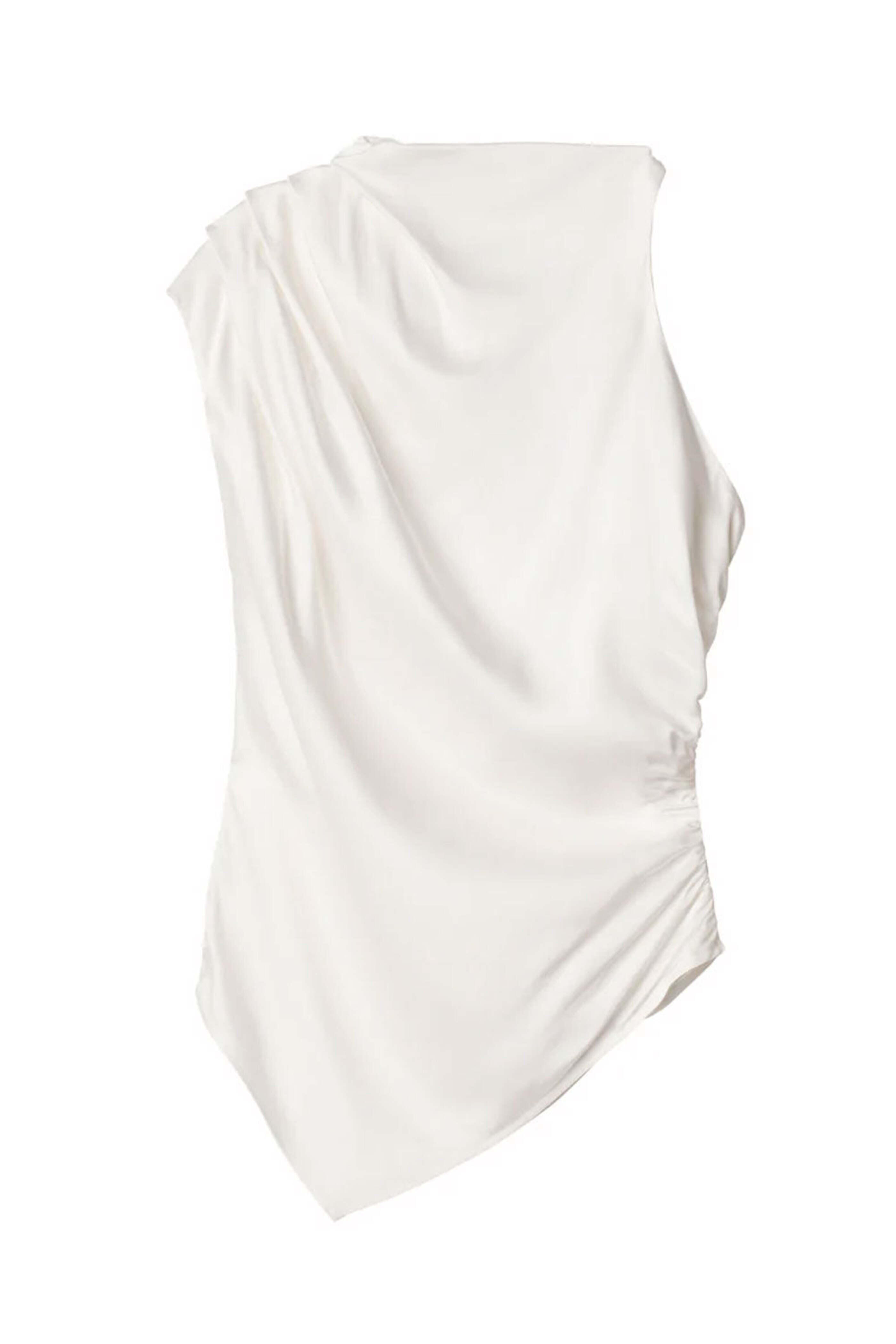 A.L.C. - Whisper White Jones Asymmetrical Top