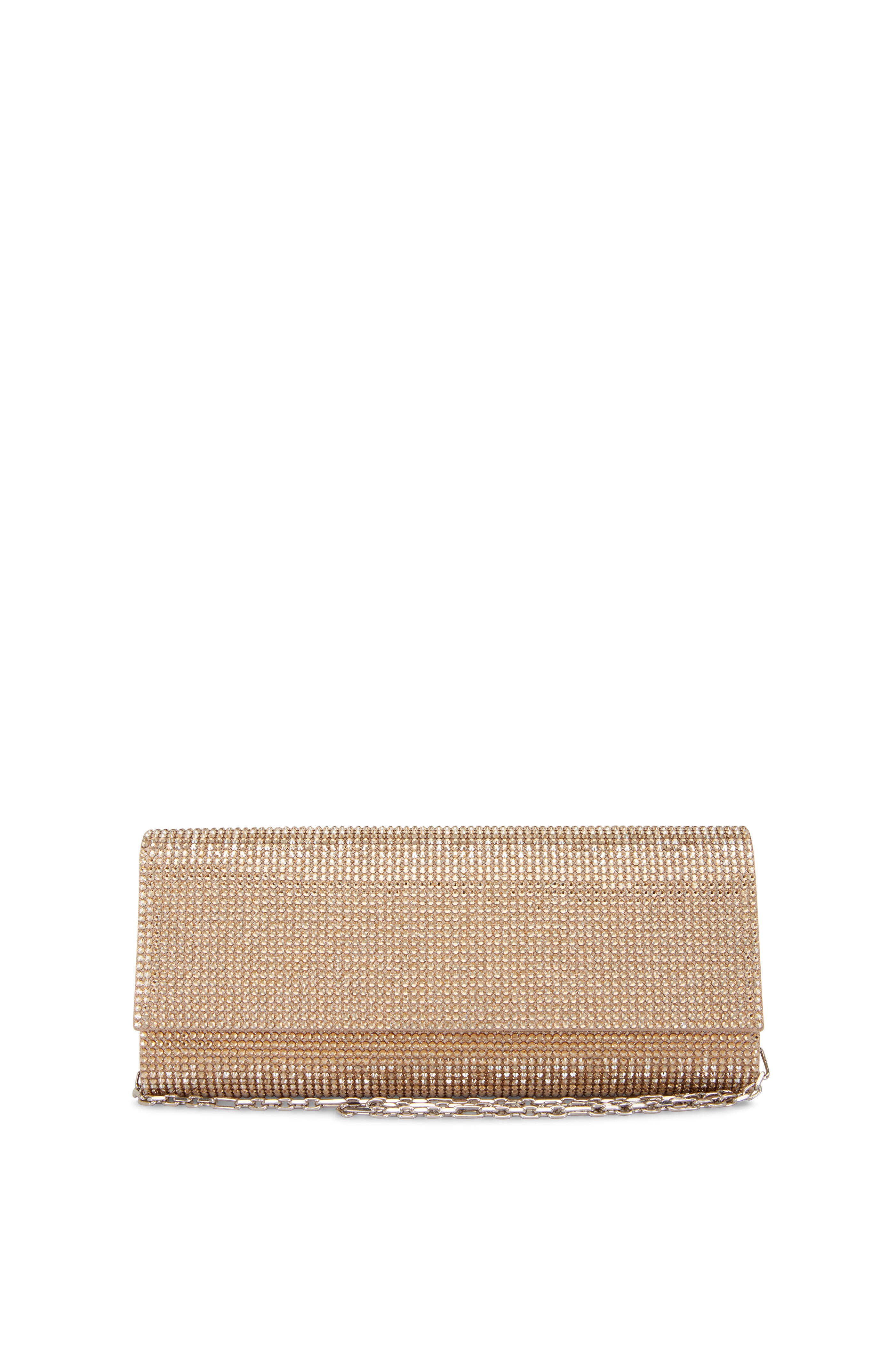 Judith Leiber Couture - Ritz Fizzy Champagne Bead Chain Clutch