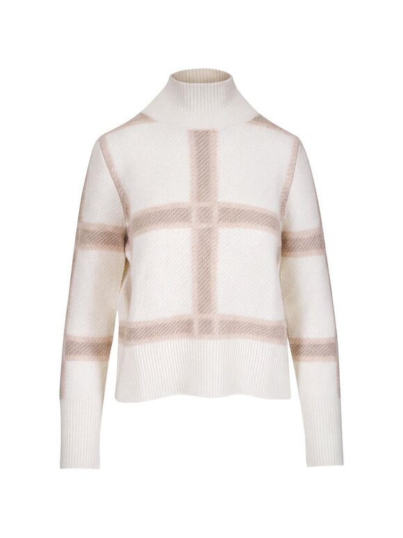 Akris Punto Cashew Intarsia Plaid Sweater - view 7