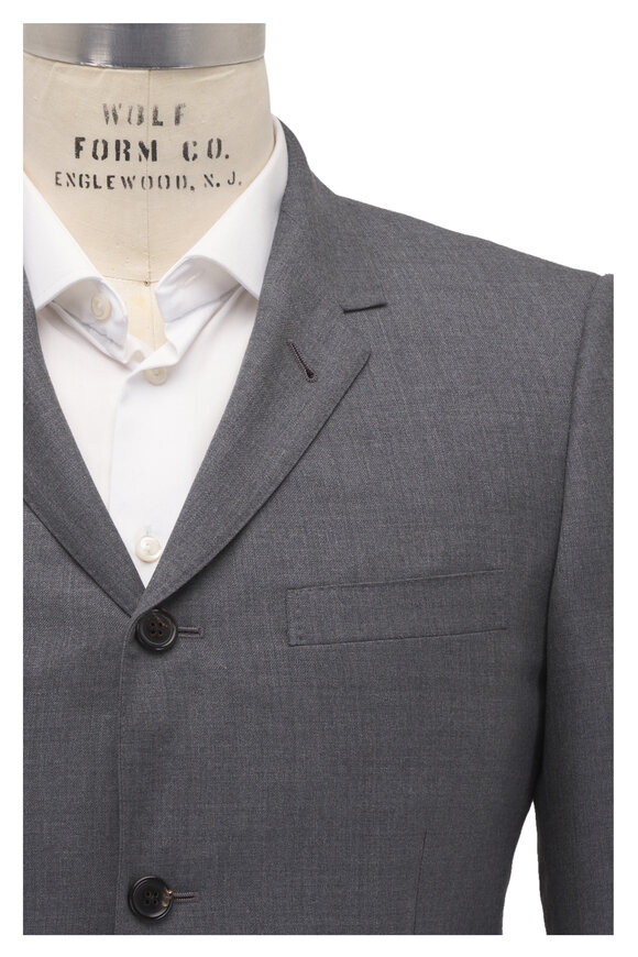 Thom Browne Gray Wool Sport Coat - view 5