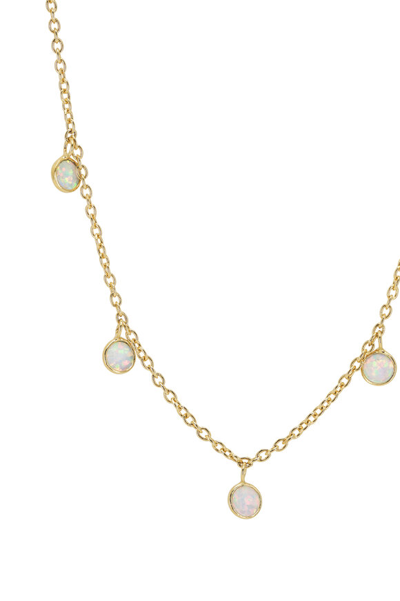 Cristina V. - Opal Circle Dangle Necklace