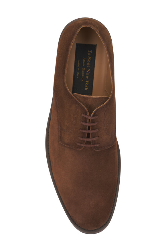 To Boot New York Vineyard Chocolate Leather Lace Up Dress Shoe - view 4