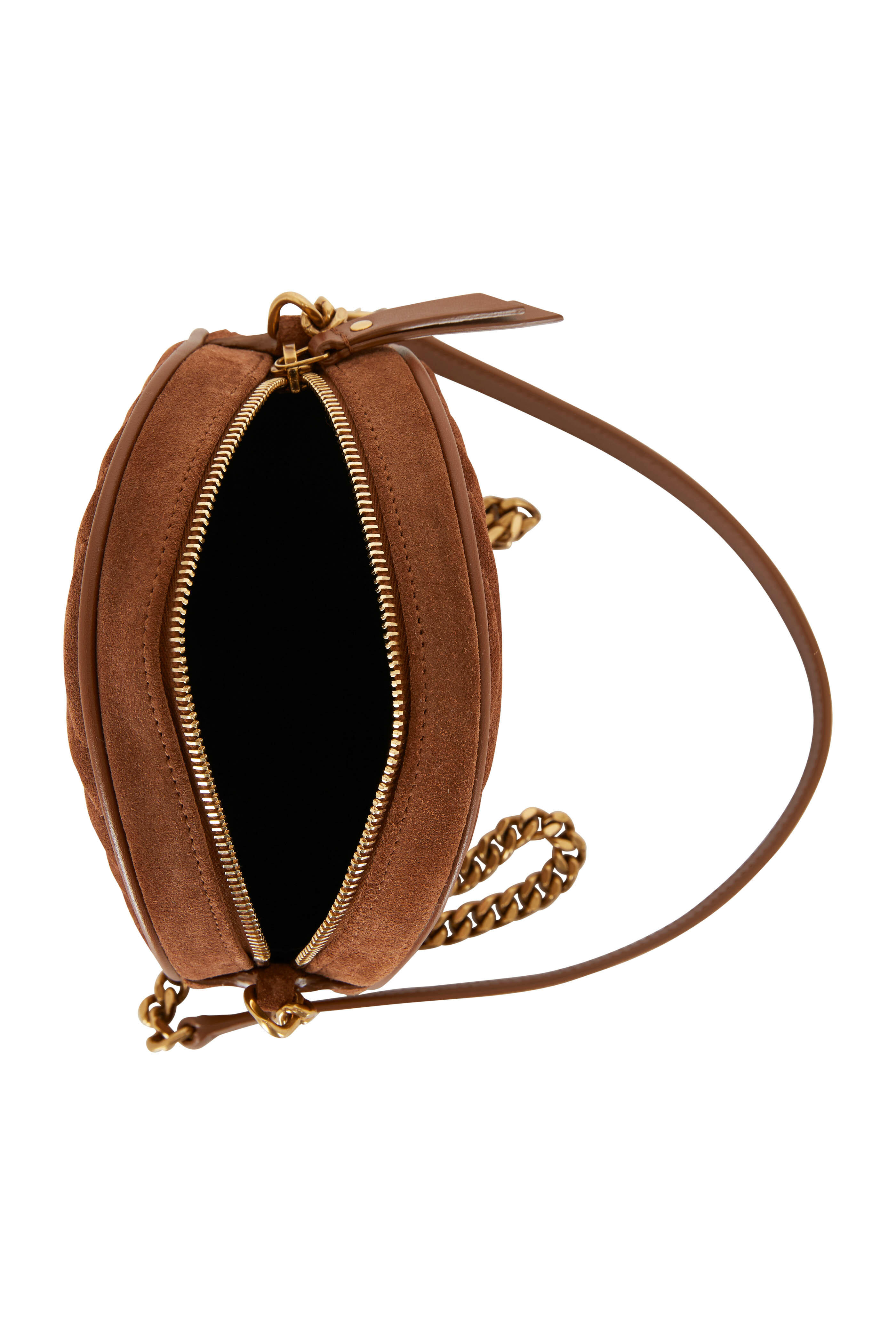 ●PIGMENT●SHIRRING ROUND BAG_BROWN Authentic Pigment 1908 14 Oz. Pigment Dyed Raw Edge