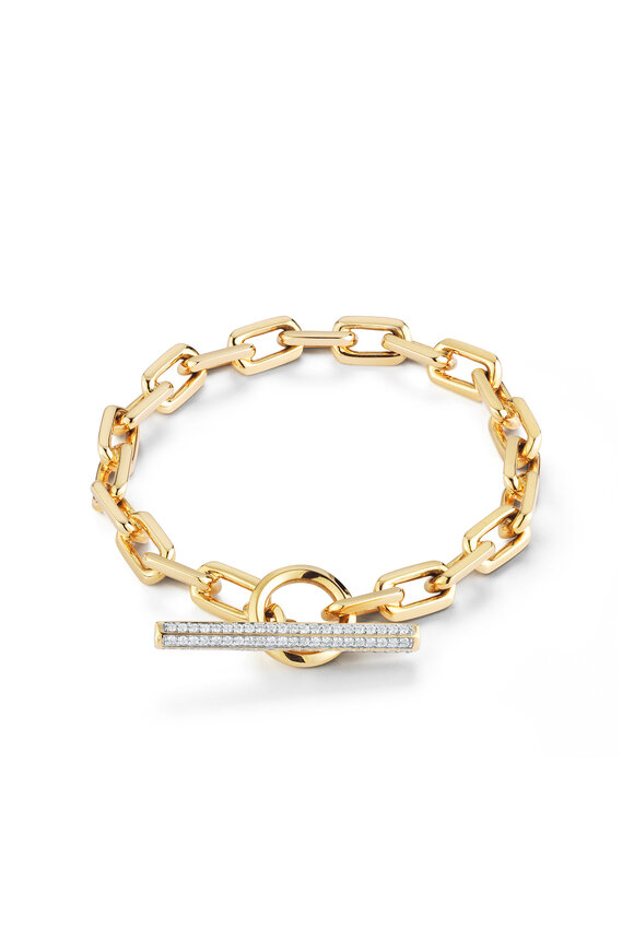 Walters Faith Saxon Diamond Toggle Chain Link Bracelet