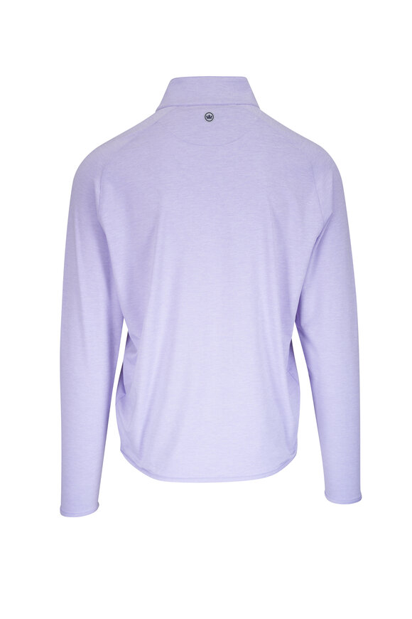 Peter Millar - Stealth Performance Lavender Quarter Zip Pullover