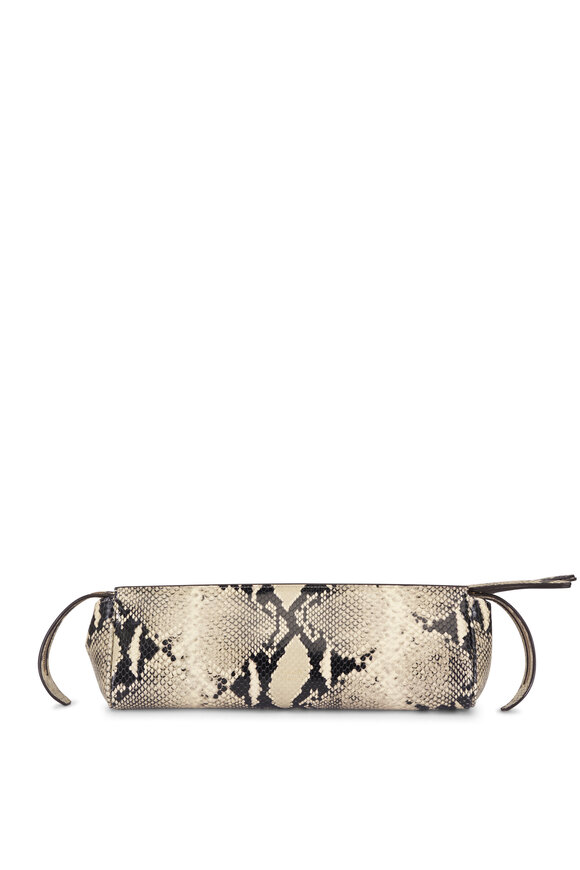 Khaite Donna Embossed Leather Clutch - view 3