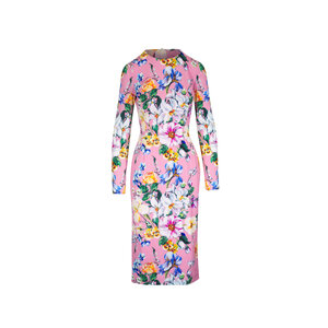 Dolce & Gabbana Hydrangea Ruffled Sheer Dress | Sendegaro US