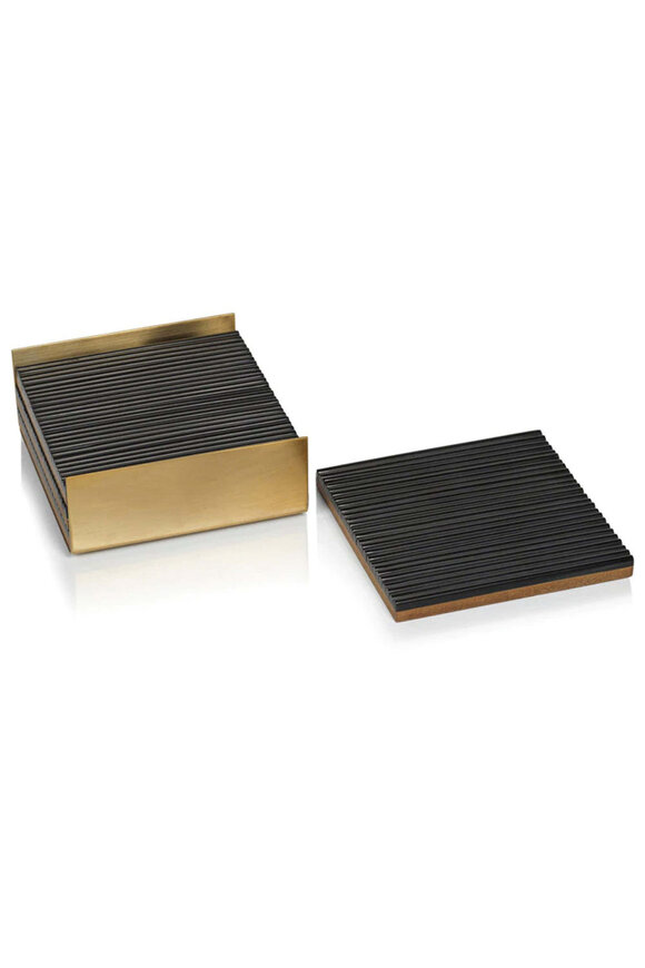 Zodax Ribbed Bone Coaster