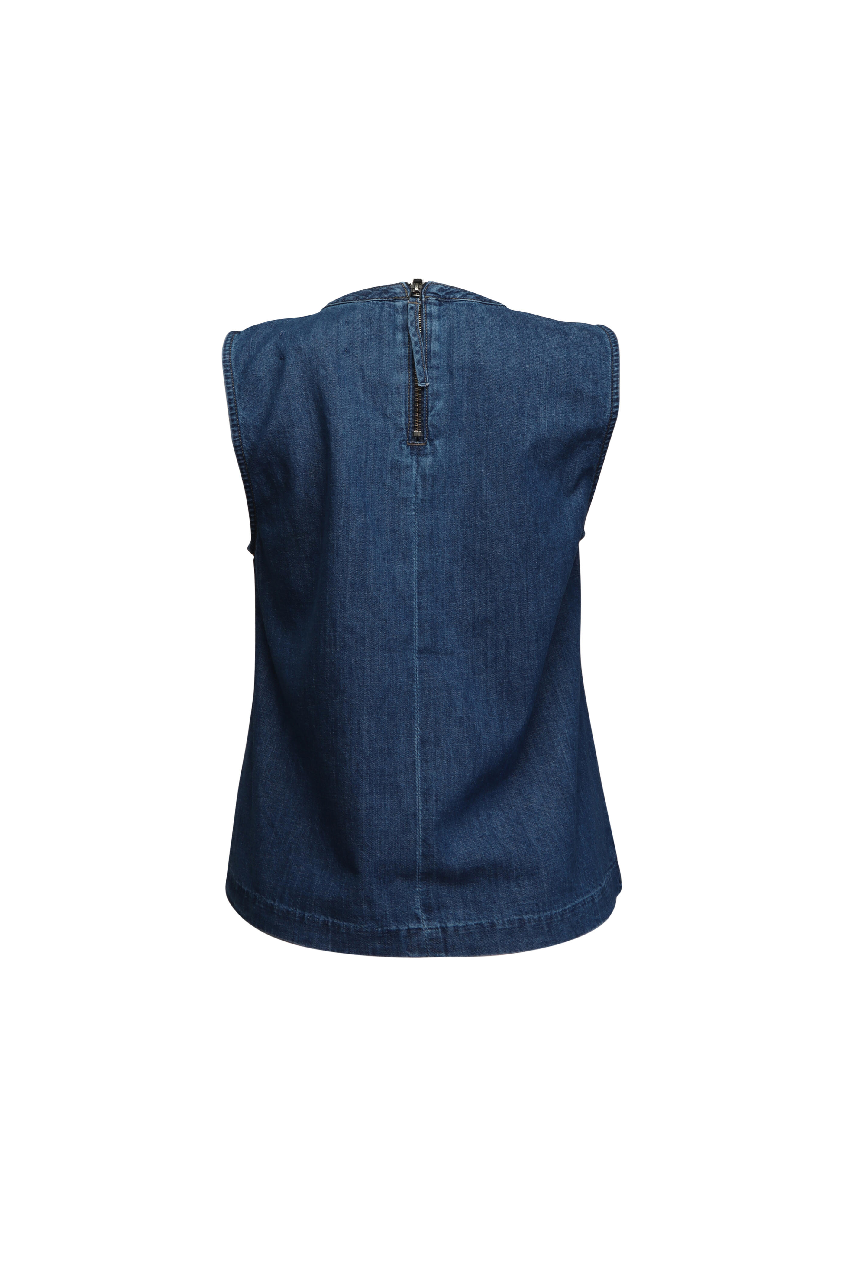 TWP - Mikala Paris Vintage Wash Denim Top