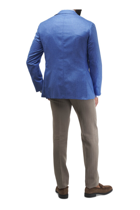 Canali - Kei Spring Blue Silk & Cashmere Sportcoat