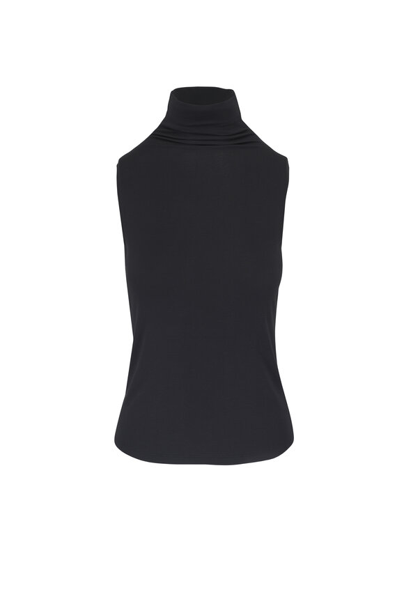 Vince Black Sleeveless Turtleneck - view 1