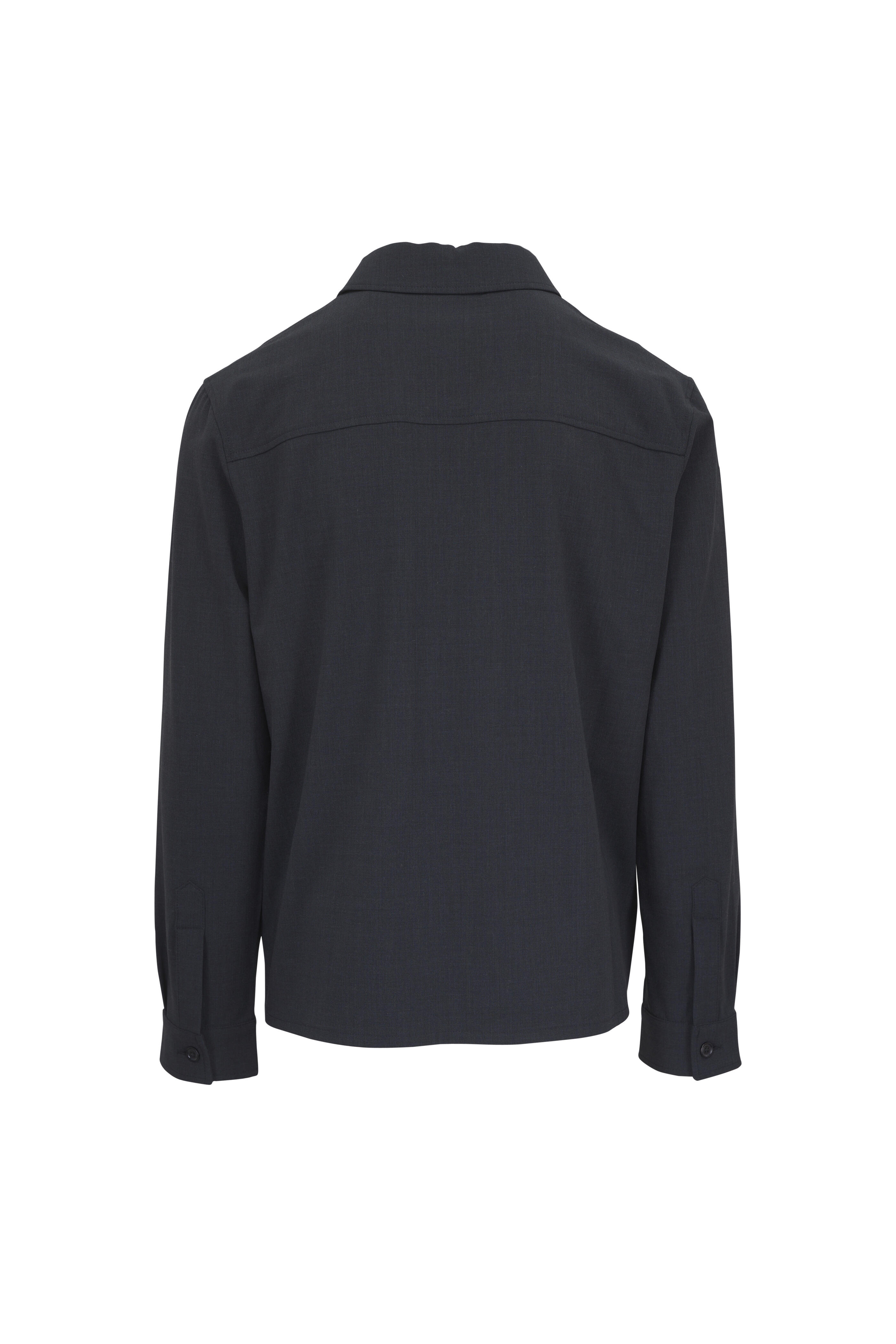 Marco Pescarolo - Petrol Clean Stretch Wool Short Zip Jacket