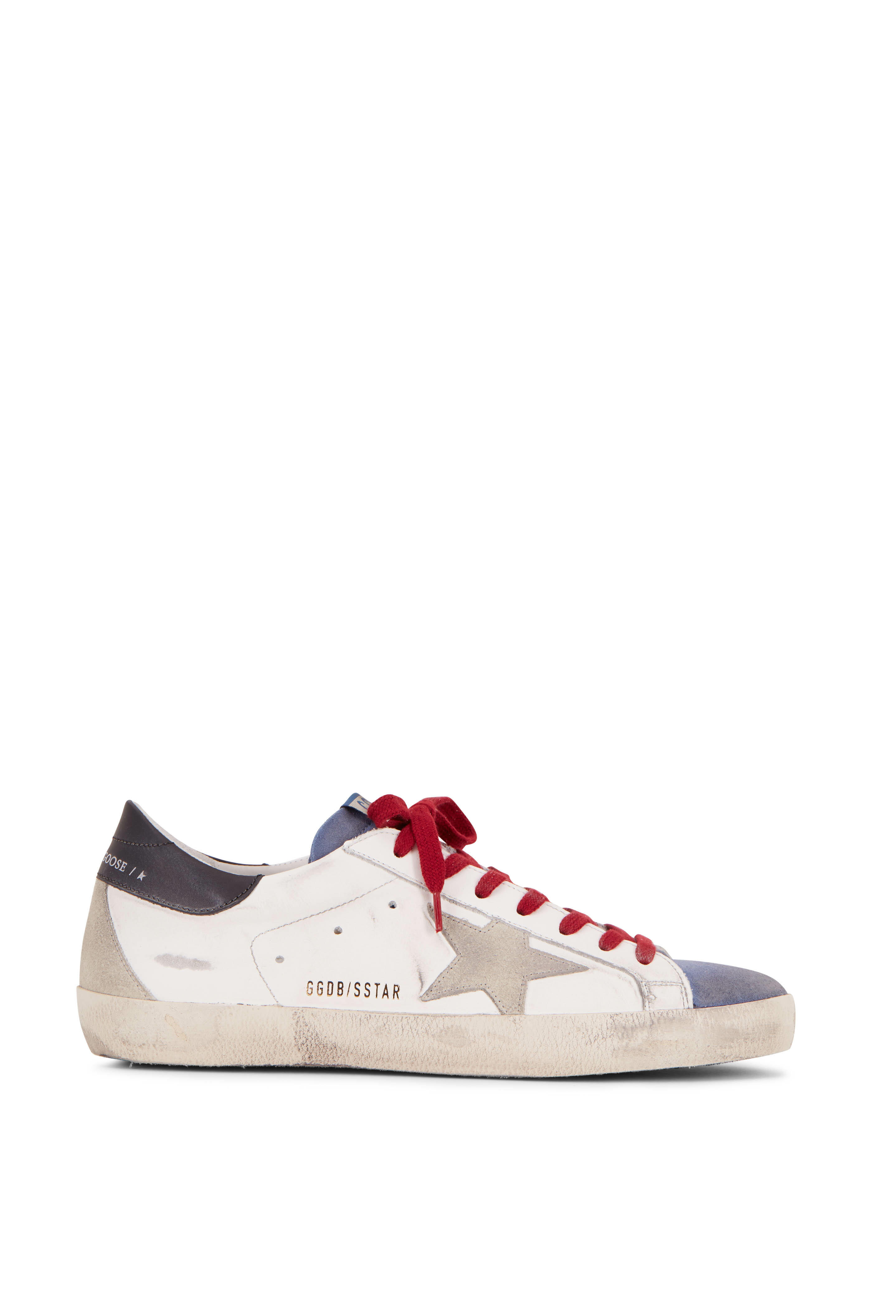 Golden Goose - Superstar White Leather & Grey Star Sneaker