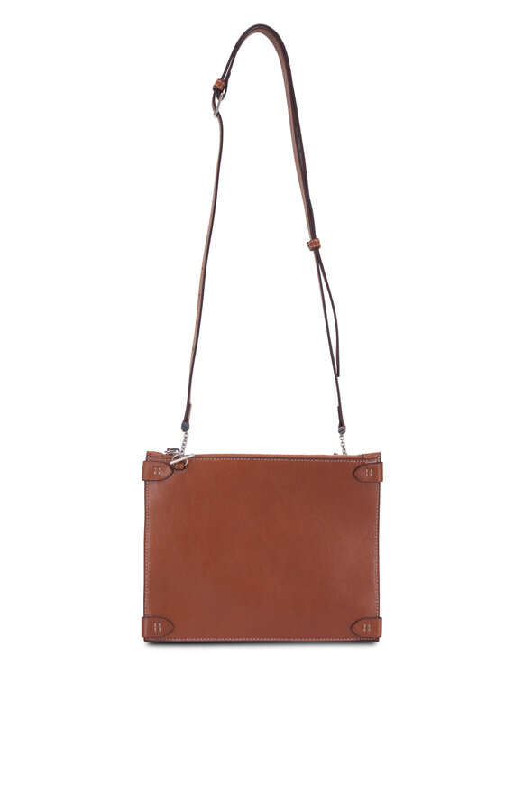 Métier Private Eye Natural Linen & Leather Satchel - view 8