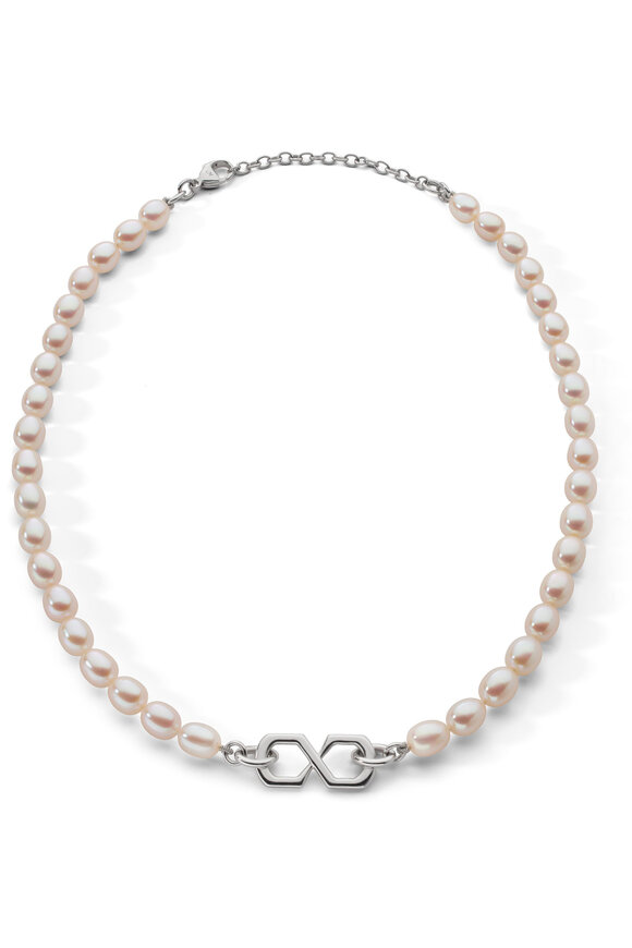 Monica Rich Kosann “The Symbol” Pearl Infinity Necklace