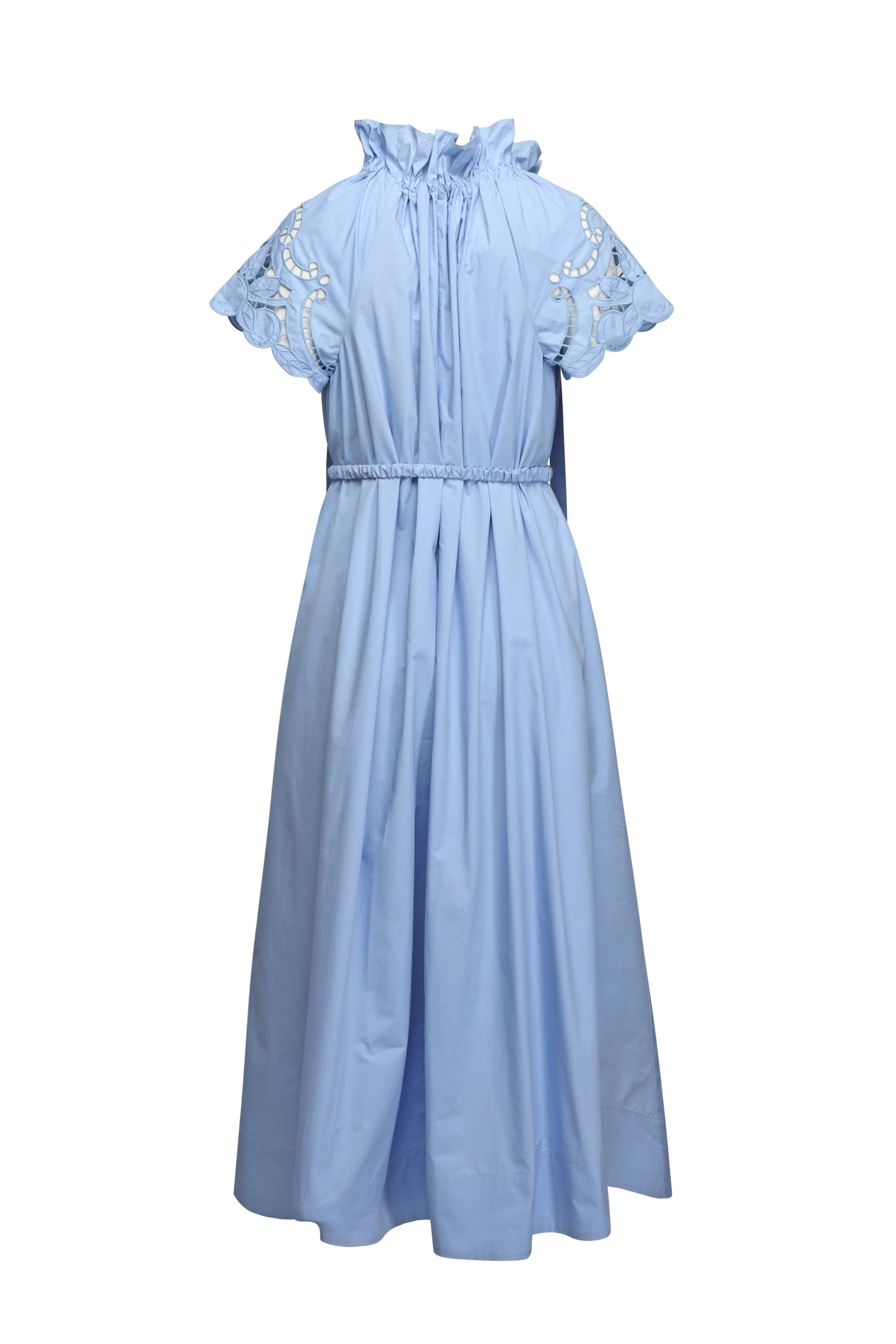 Clea - Amaretti Blue Reversible Midi Dress