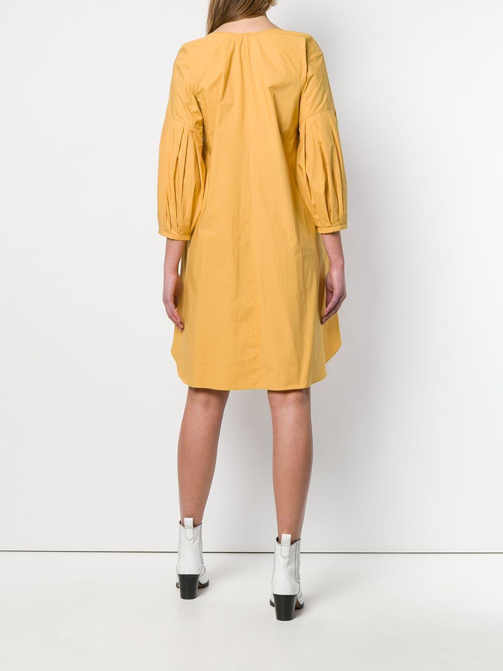 Dorothee Schumacher - Papertouch Ease Honey Yellow Dress