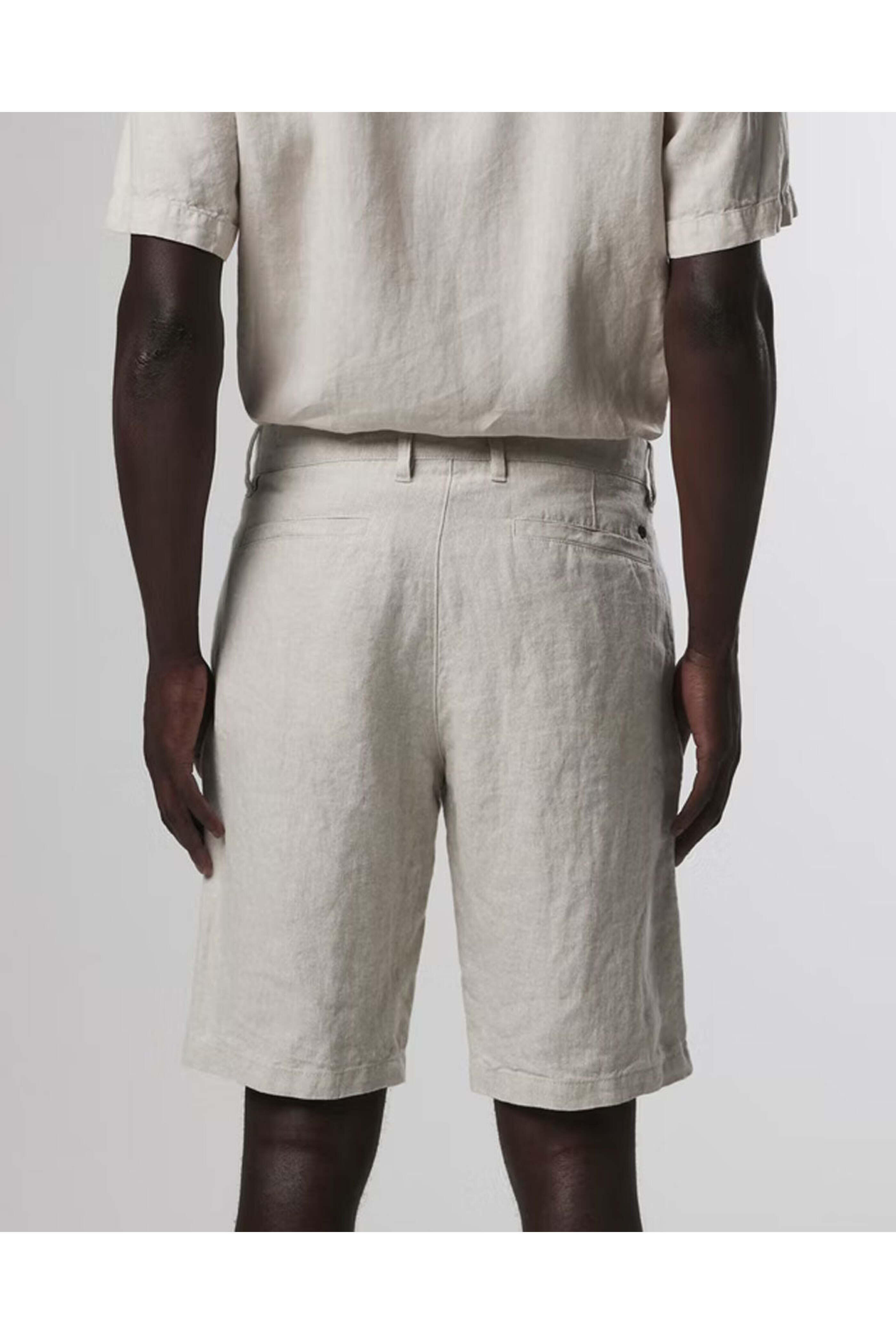 Nn07 - Crown Linen Shorts in Oat