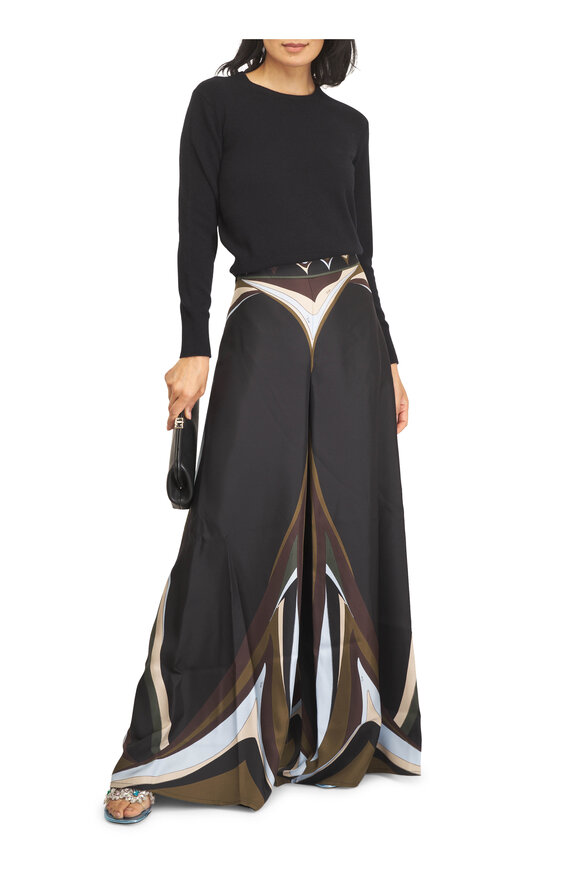 Nili Lotan Tamara Dark Navy Cashmere Sweater - view 2