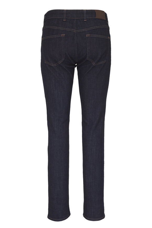 Peter Millar Vintage Dark Wash Five Pocket Jean - view 2