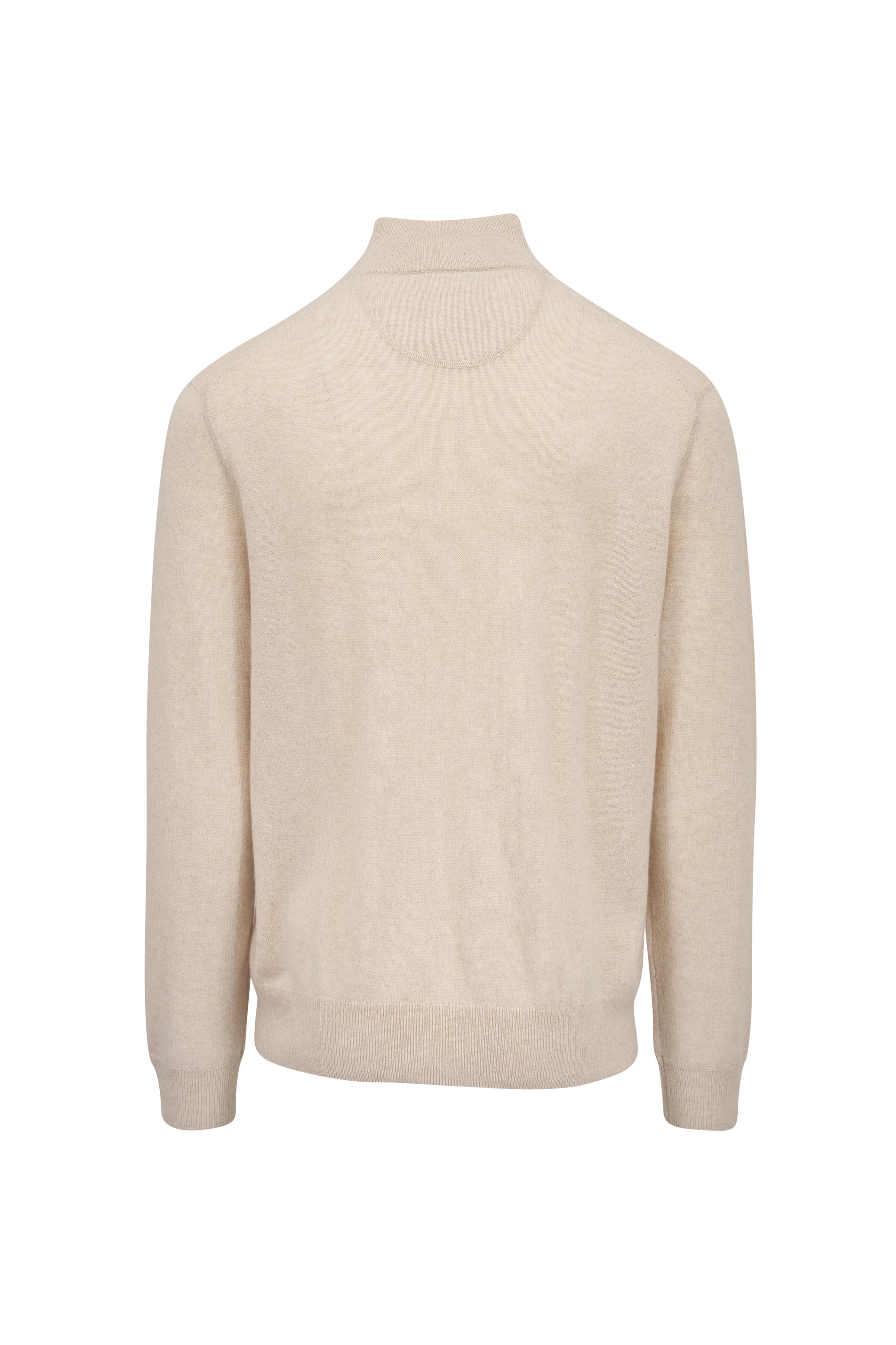 RLX Ralph Lauren - Tan Cashmere Quarter Zip Pullover