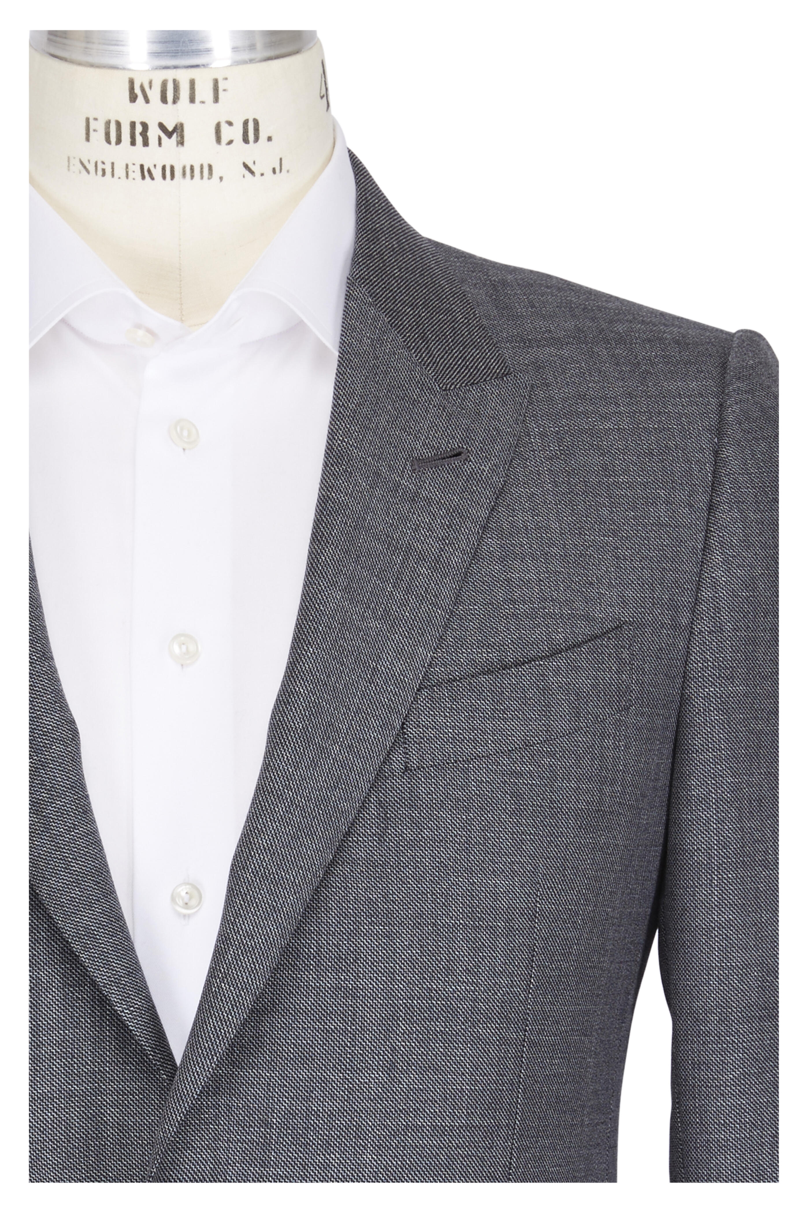 Zegna - Torino Solid Gray Wool Suit | Mitchell Stores
